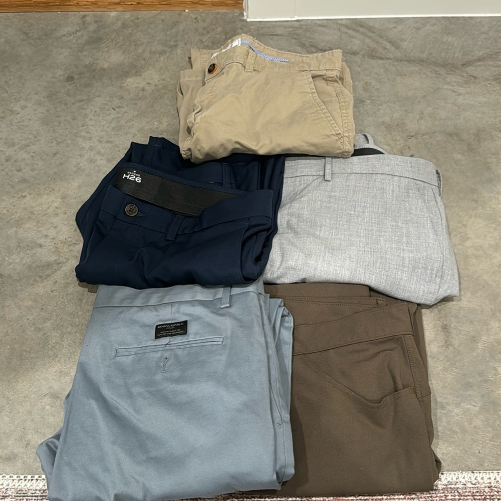 Men’s pants 36x30 various brands
